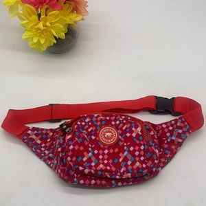 Zi Weixing Hop Pink Fanny Pack Confetti Print MCB5193M